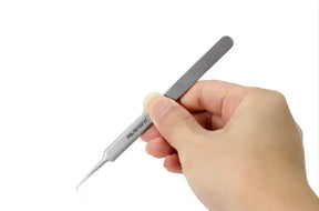 Micro Soldering Cuved Ultra-Fine Tip Tweezer (0.15mm) Non-Magnetic ESD Safe (Meta Online)