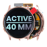 LCD Assembly Compatible For Samsung Galaxy Watch Active (40MM) (Service Pack) (Gold)
