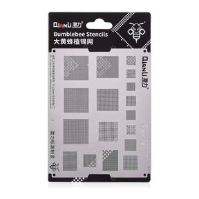 Bumblebee Stencil (QS540) Multi-Function Universal BGA Reballing Stencil 0.3 / 0.35 / 0.4 / 0.5 / 0.6 / 0.8 (Qianli)