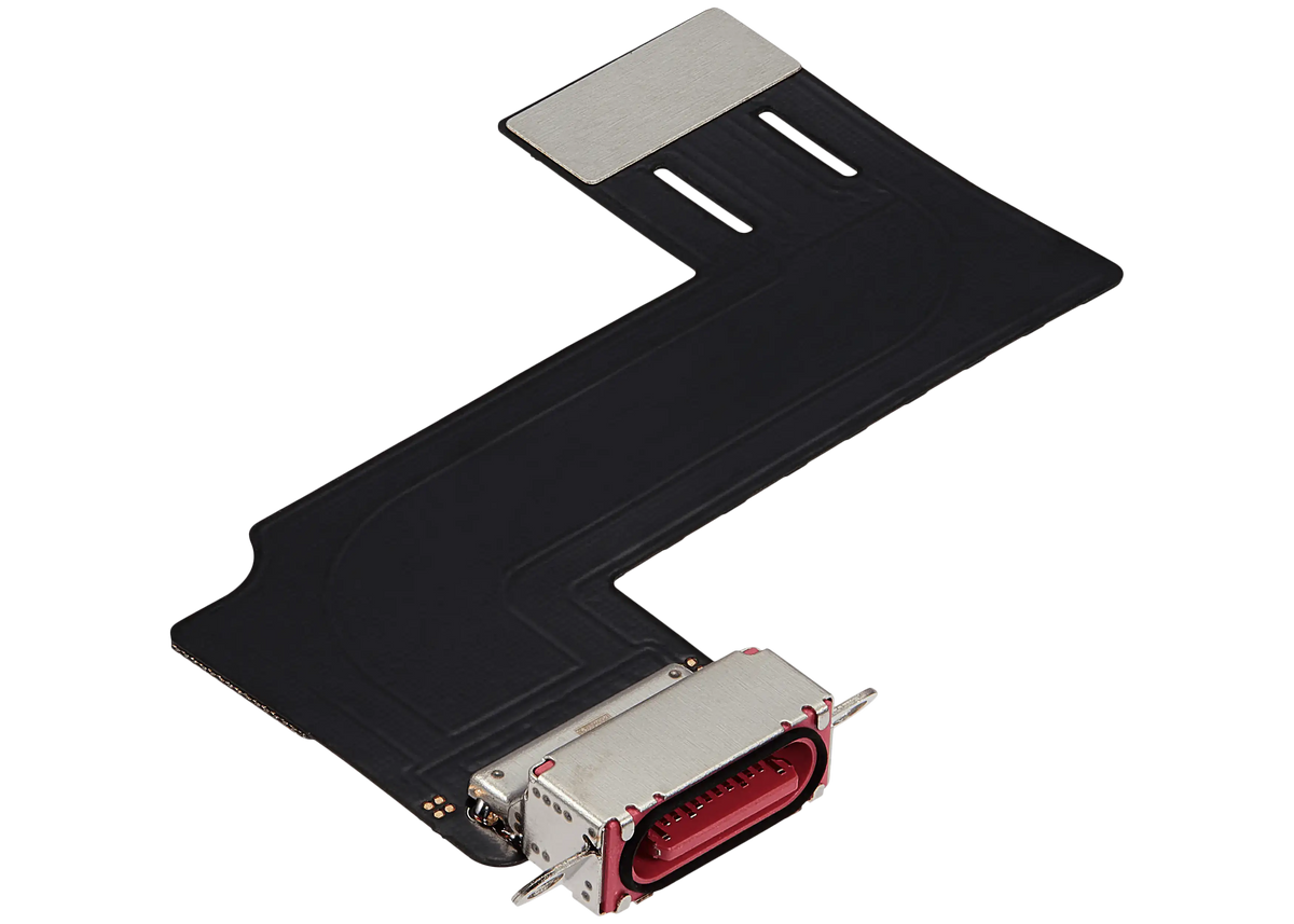 Charging Port Flex Cable Compatible For iPad 11 (2025) (WiFi / Cellular) (Aftermarket Plus) (Pink)