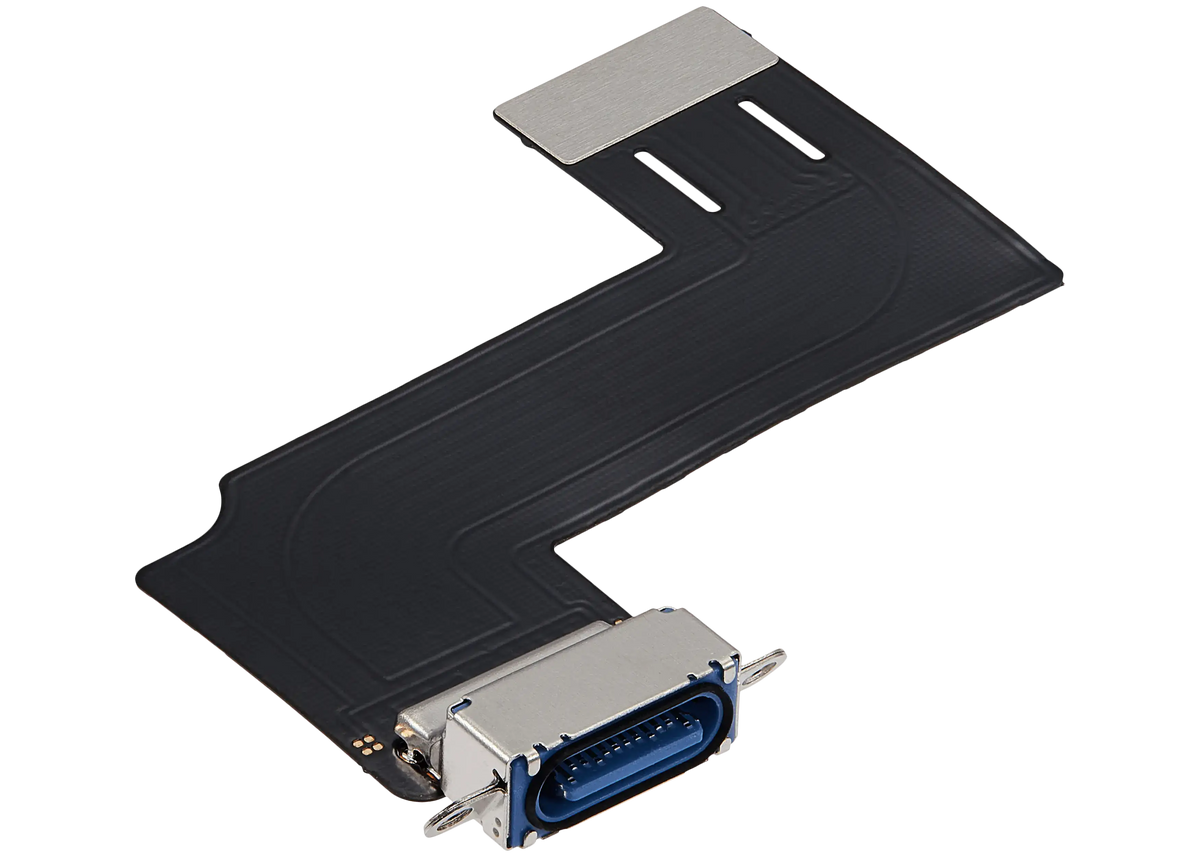 Charging Port Flex Cable Compatible For iPad 11 (2025) (WiFi / Cellular) (Aftermarket Plus) (Blue)