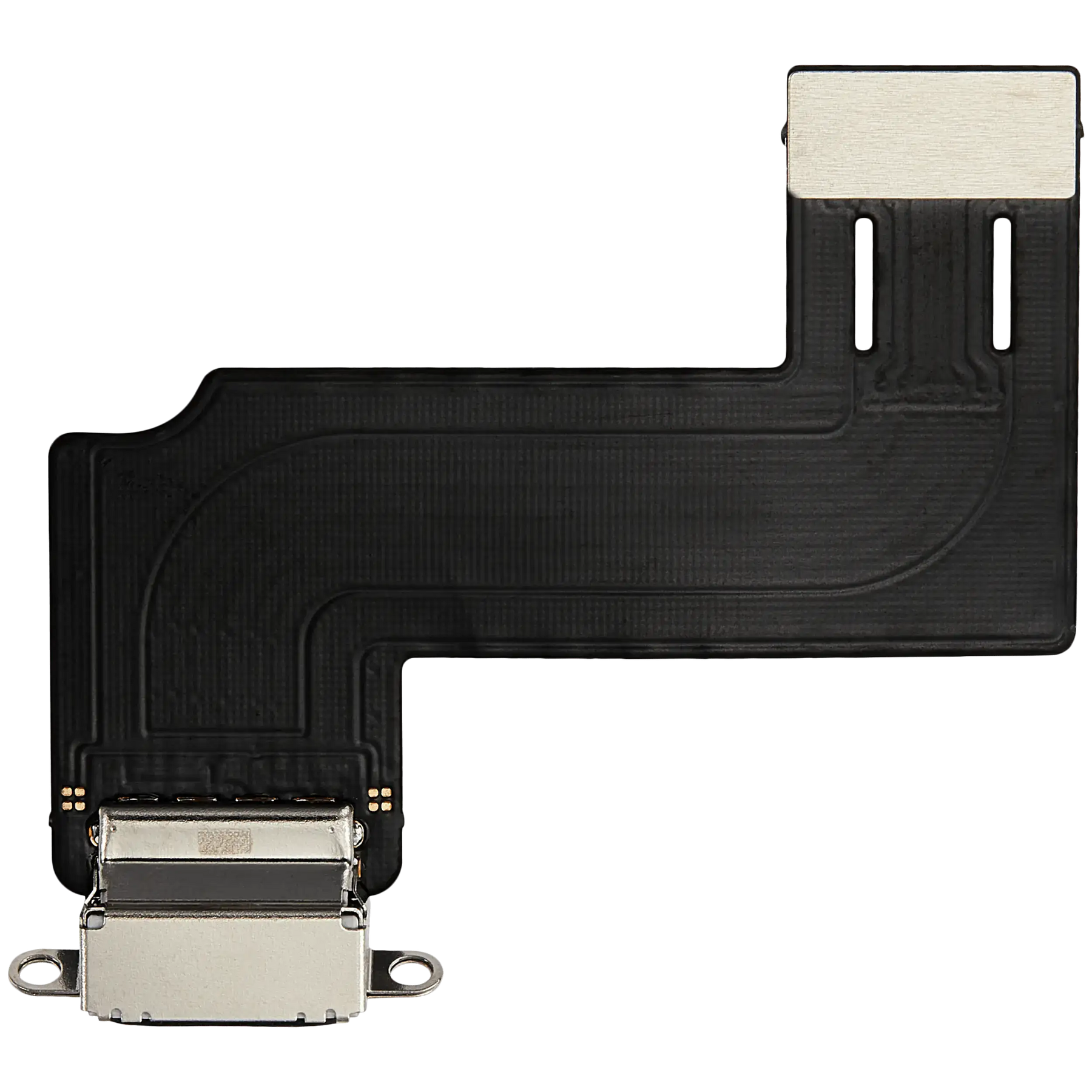 Charging Port Flex Cable Compatible For iPad 11 (2025) (WiFi / Cellular) (Aftermarket Plus) (Silver)