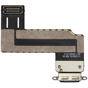 Charging Port Flex Cable Compatible For iPad 11 (2025) (WiFi / Cellular) (Aftermarket Plus) (Silver)