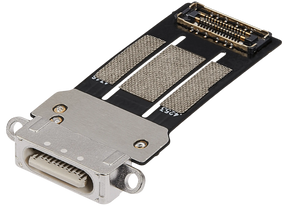 Charging Port Flex Cable Compatible For iPad Mini 7 (2024) (WiFi / Cellular) (Aftermarket Plus) (Starlight)