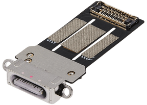 Charging Port Flex Cable Compatible For iPad Mini 7 (2024) (WiFi / Cellular) (Aftermarket Plus) (Purple)