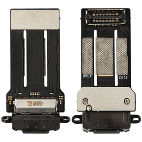 Charging Port Flex Cable Compatible For iPad Mini 7 (2024) (WiFi / Cellular) (Aftermarket Plus) (Space Gray)