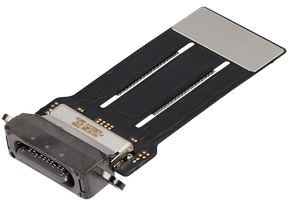 Charging Port Flex Cable Compatible For iPad Mini 7 (2024) (WiFi / Cellular) (Aftermarket Plus) (Space Gray)