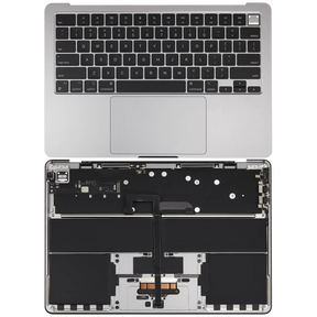 Top Case Assembly With Battery And Keyboard Compatible For MacBook Air 13" (A3113 / Mid 2024) (Space Gray) (US Keyboard)