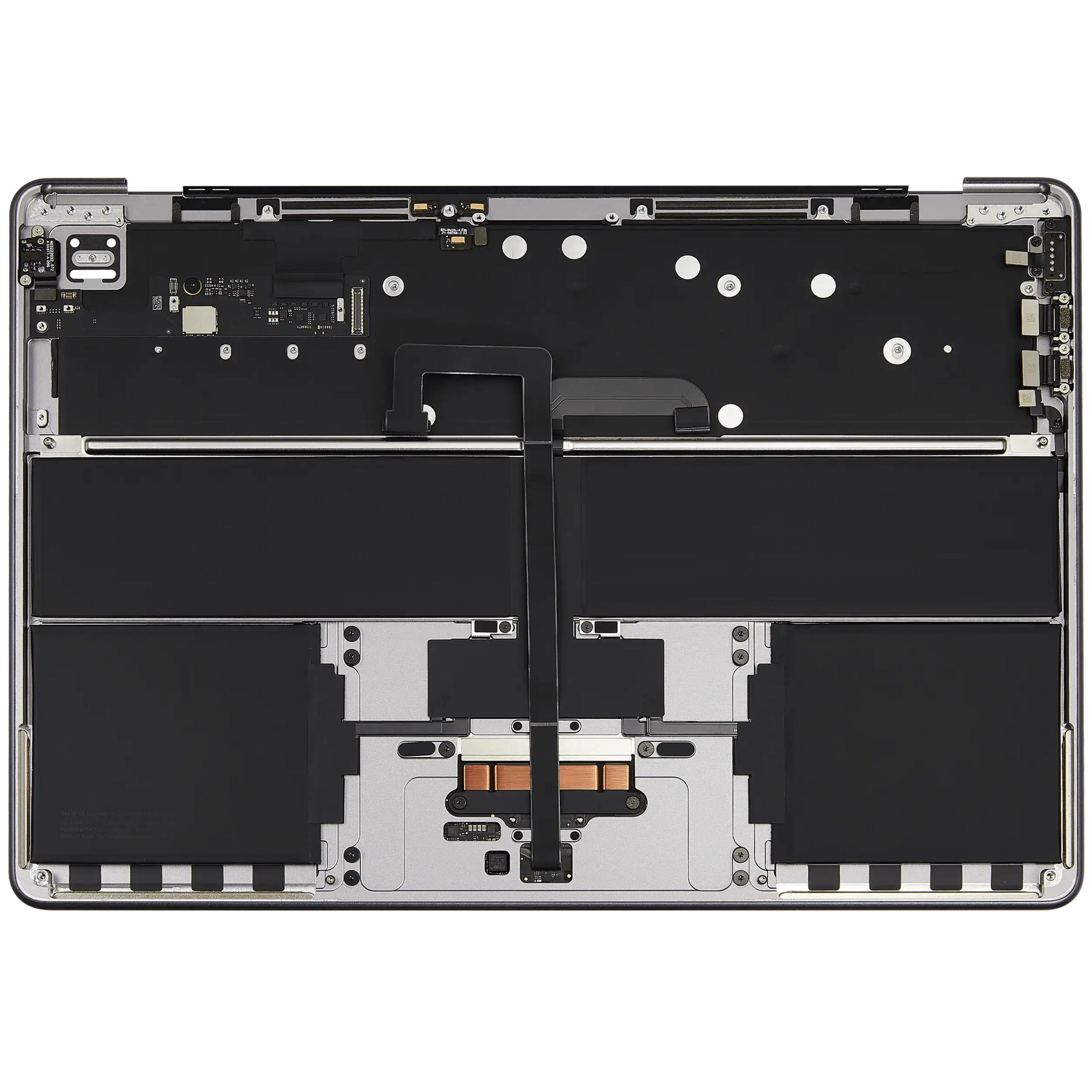 Top Case Assembly With Battery And Keyboard Compatible For MacBook Air 13" (A3113 / Mid 2024) (Space Gray) (US Keyboard)