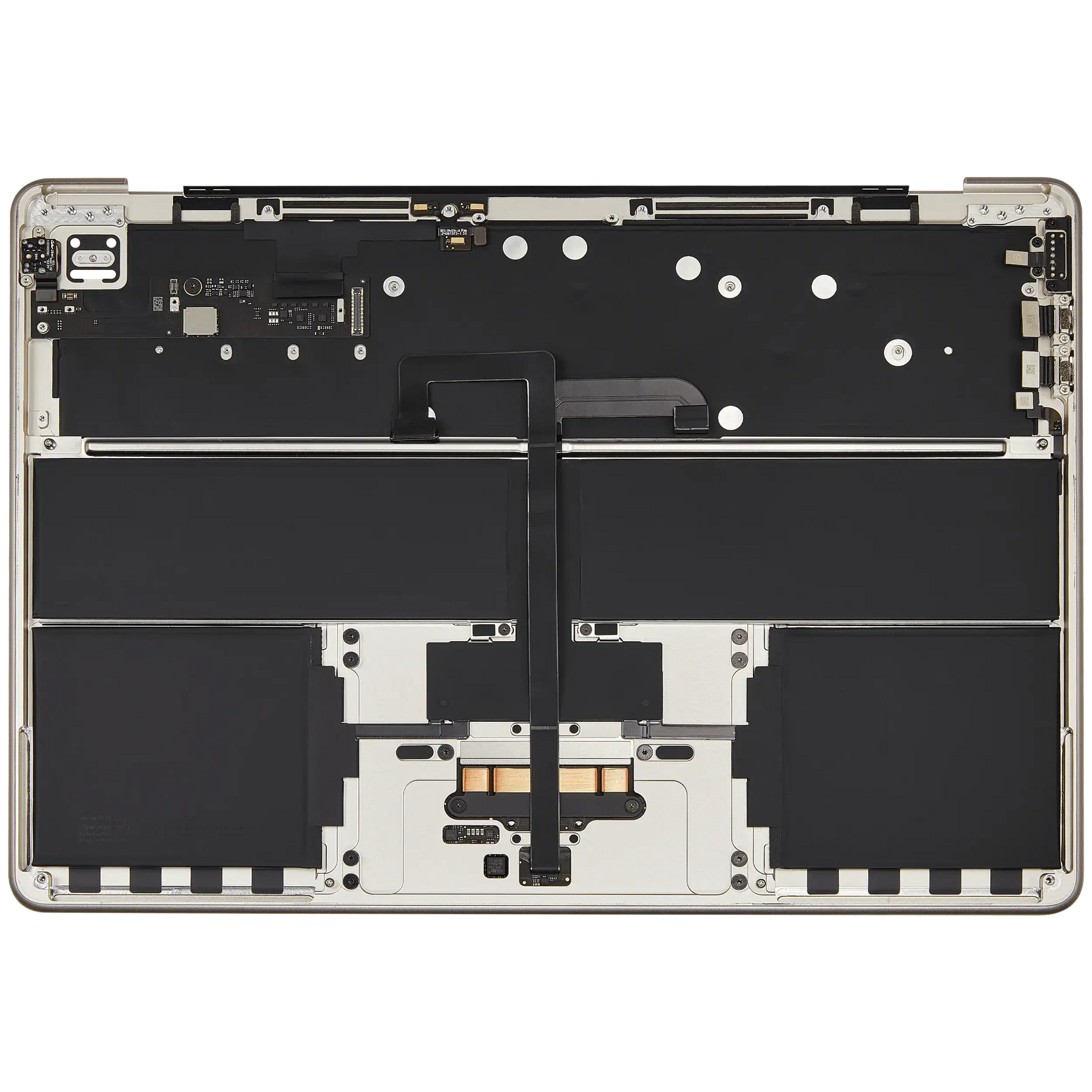 Top Case Assembly With Battery And Keyboard Compatible For MacBook Air 13" (A3113 / Mid 2024) (Starlight) (US Keyboard)