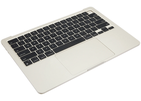 Top Case Assembly With Battery And Keyboard Compatible For MacBook Air 13" (A3113 / Mid 2024) (Starlight) (US Keyboard)