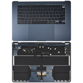 Top Case Assembly With Battery And Keyboard Compatible For MacBook Air 15" (A3114 / Mid 2024) (Midnight) (US Keyboard)