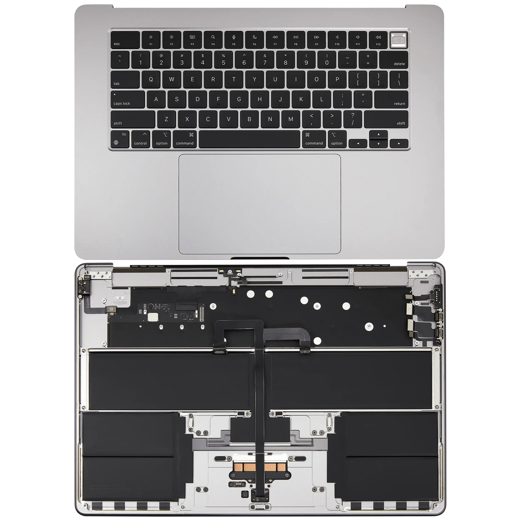 Top Case Assembly With Battery And Keyboard Compatible For MacBook Air 15" (A3114 / Mid 2024) (Space Gray) (US Keyboard)