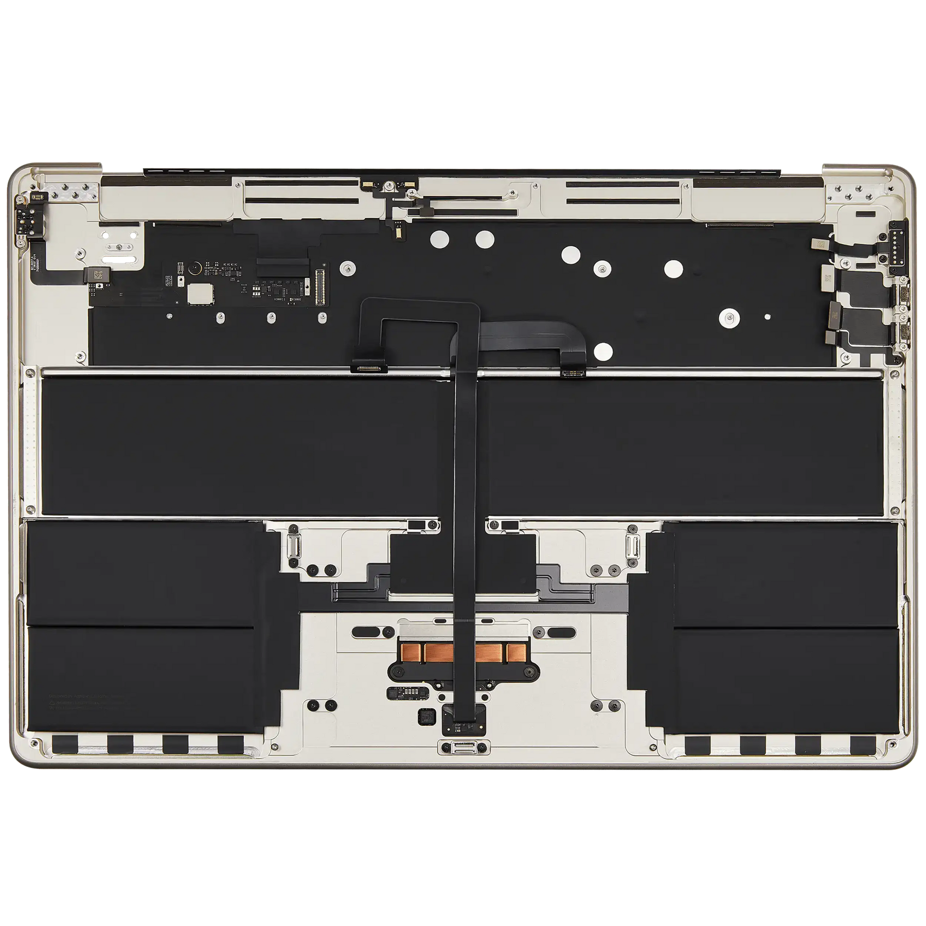 Top Case Assembly With Battery And Keyboard Compatible For MacBook Air 15" (A3114 / Mid 2024) (Starlight) (US Keyboard)