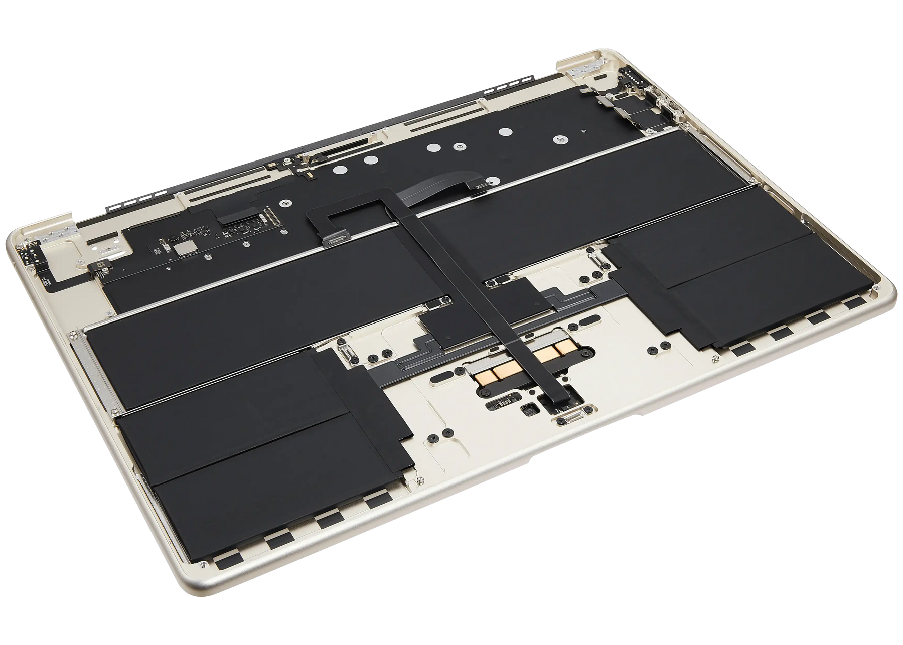 Top Case Assembly With Battery And Keyboard Compatible For MacBook Air 15" (A3114 / Mid 2024) (Starlight) (US Keyboard)