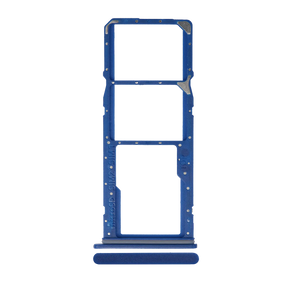Dual Sim Card Tray Compatible For Samsung Galaxy A03 Core (A032 / 2021) (Blue)