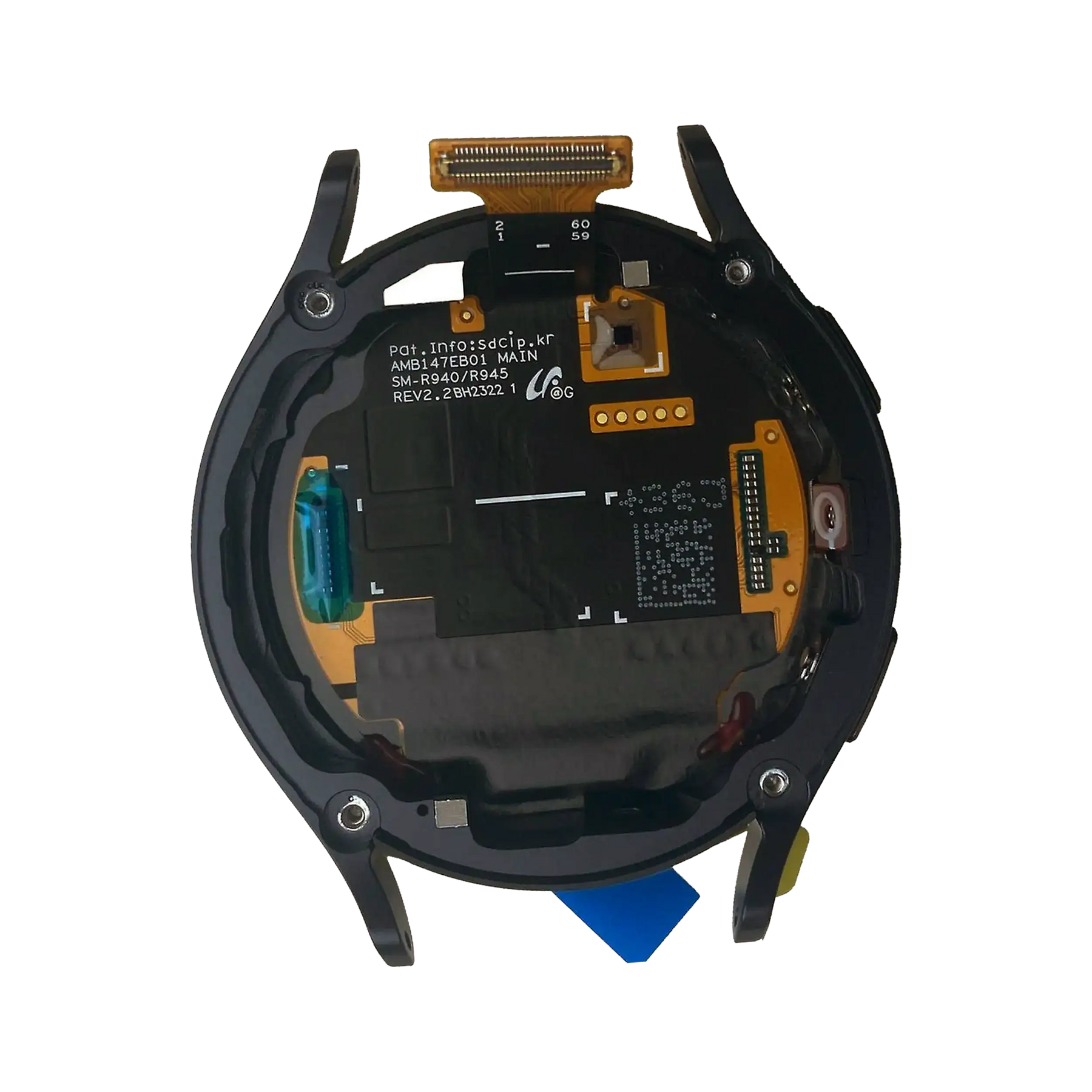 LCD Assembly Compatible For Samsung Galaxy Watch 6 (44mm) (Service Pack) (Graphite)