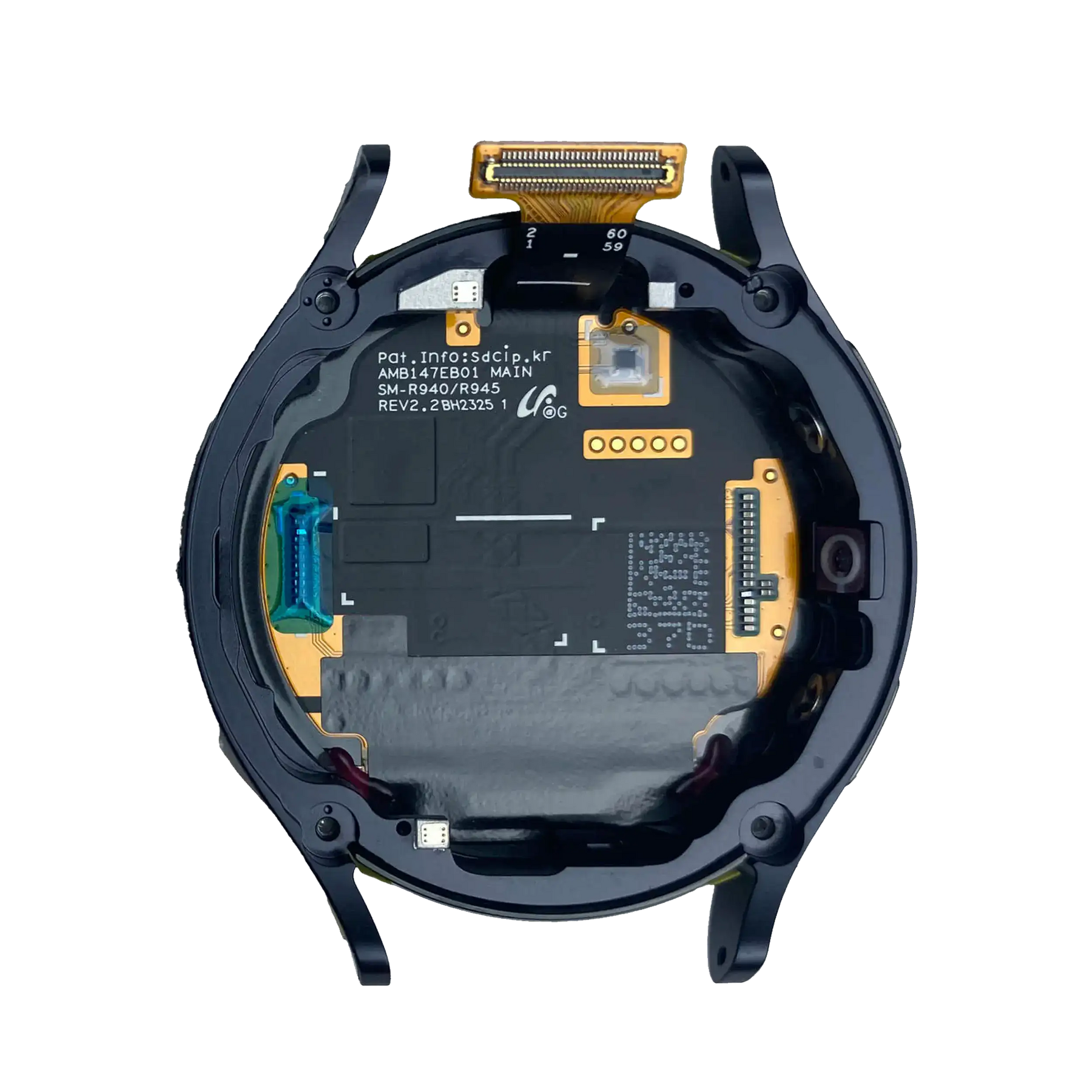 LCD Assembly Compatible For Samsung Galaxy Watch 6 (44mm) (LTE Version) (Service Pack) (Graphite)
