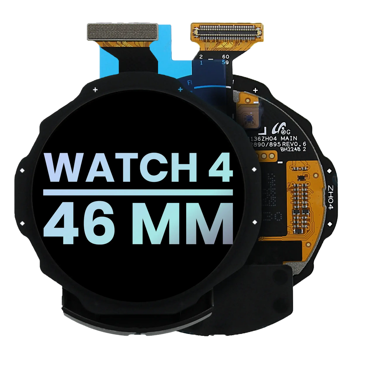 LCD Assembly Compatible For Samsung Galaxy Watch 4 Classic (46mm) (Service Pack) (Black)