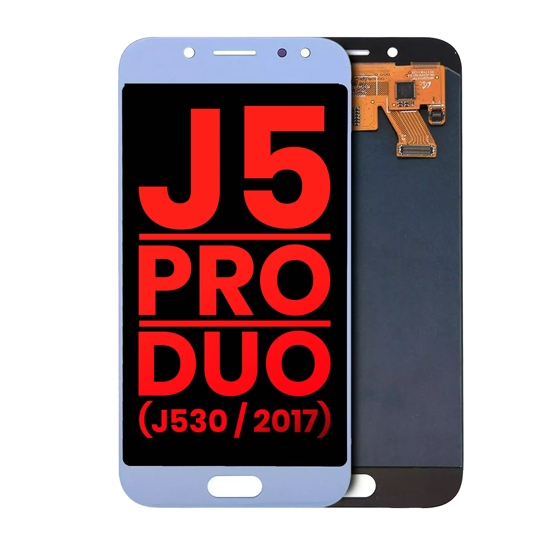 OLED Assembly Without Frame Compatible For Samsung Galaxy J5 / Pro / Duo (J530 / 2017) (Aftermarket Plus) (Blue / Silver)