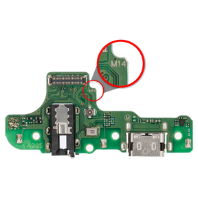 Charging Port With Board Compatible For Samsung Galaxy A20s (A207M / 2019) (M14) (International Version) (Vemake)