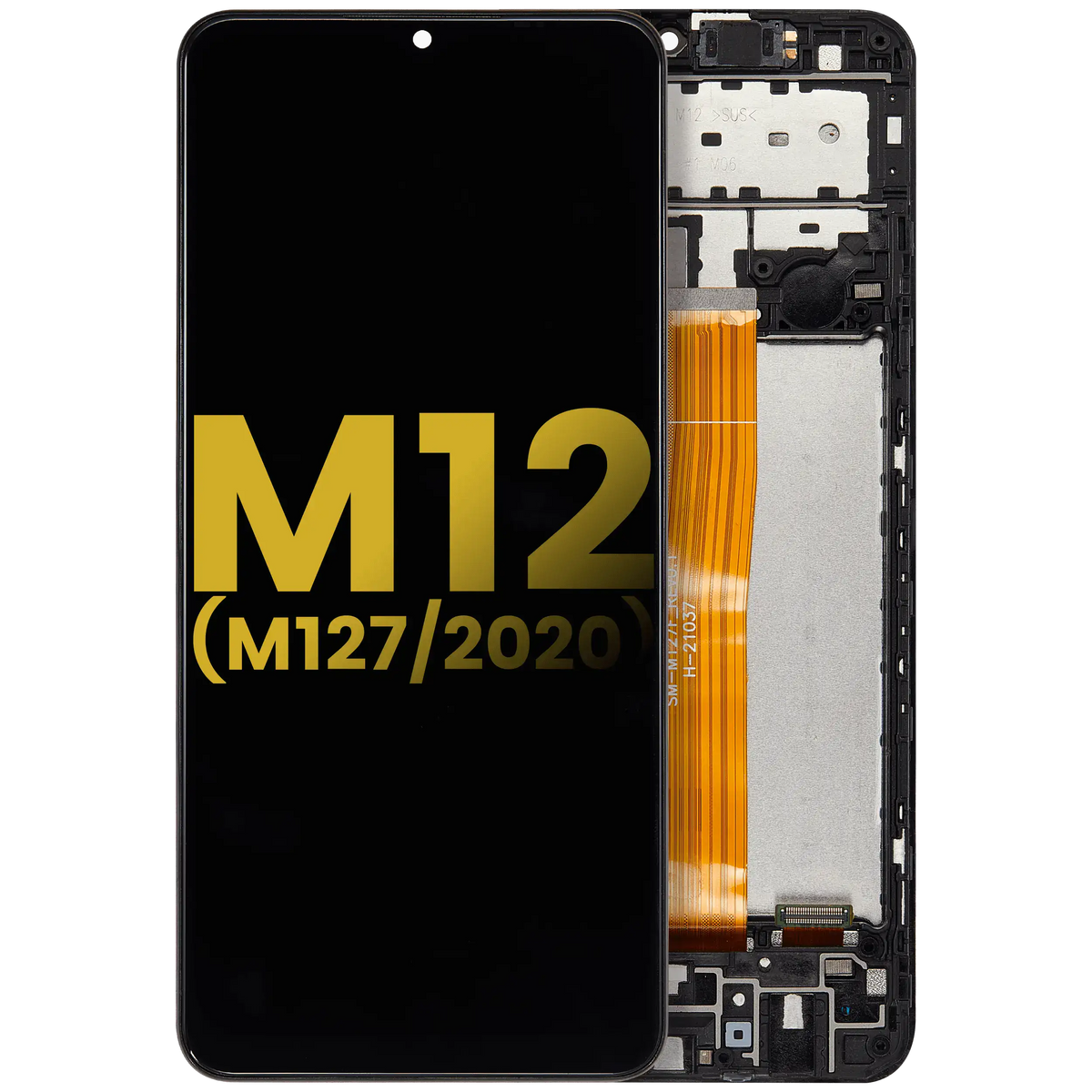 LCD Assembly With Frame Compatible For Samsung Galaxy M12 (M127 / 2020) (Refurbished) (All Colors)