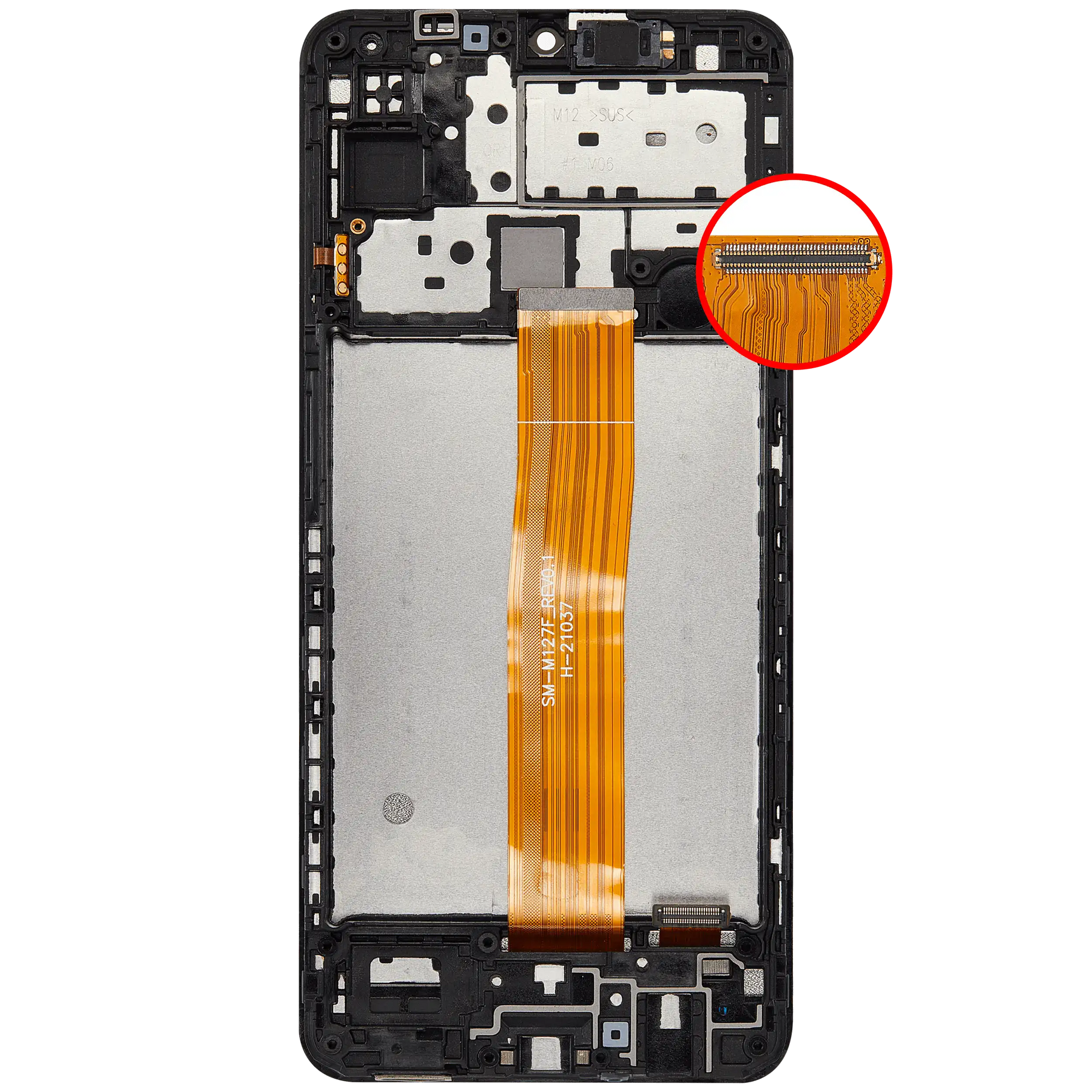 LCD Assembly With Frame Compatible For Samsung Galaxy M12 (M127 / 2020) (Aftermarket Plus) (All Colors)