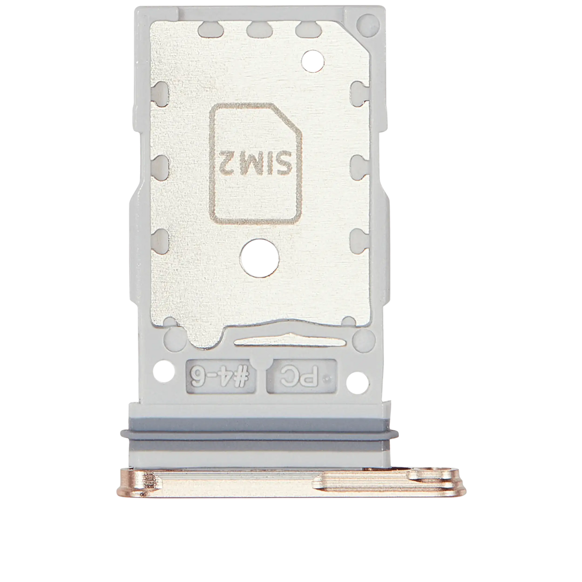 Dual Sim Card Tray Compatible For Samsung Galaxy S25 / S25 Plus (Premium) (Pink Gold)