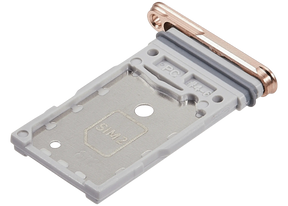 Dual Sim Card Tray Compatible For Samsung Galaxy S25 / S25 Plus (Premium) (Pink Gold)