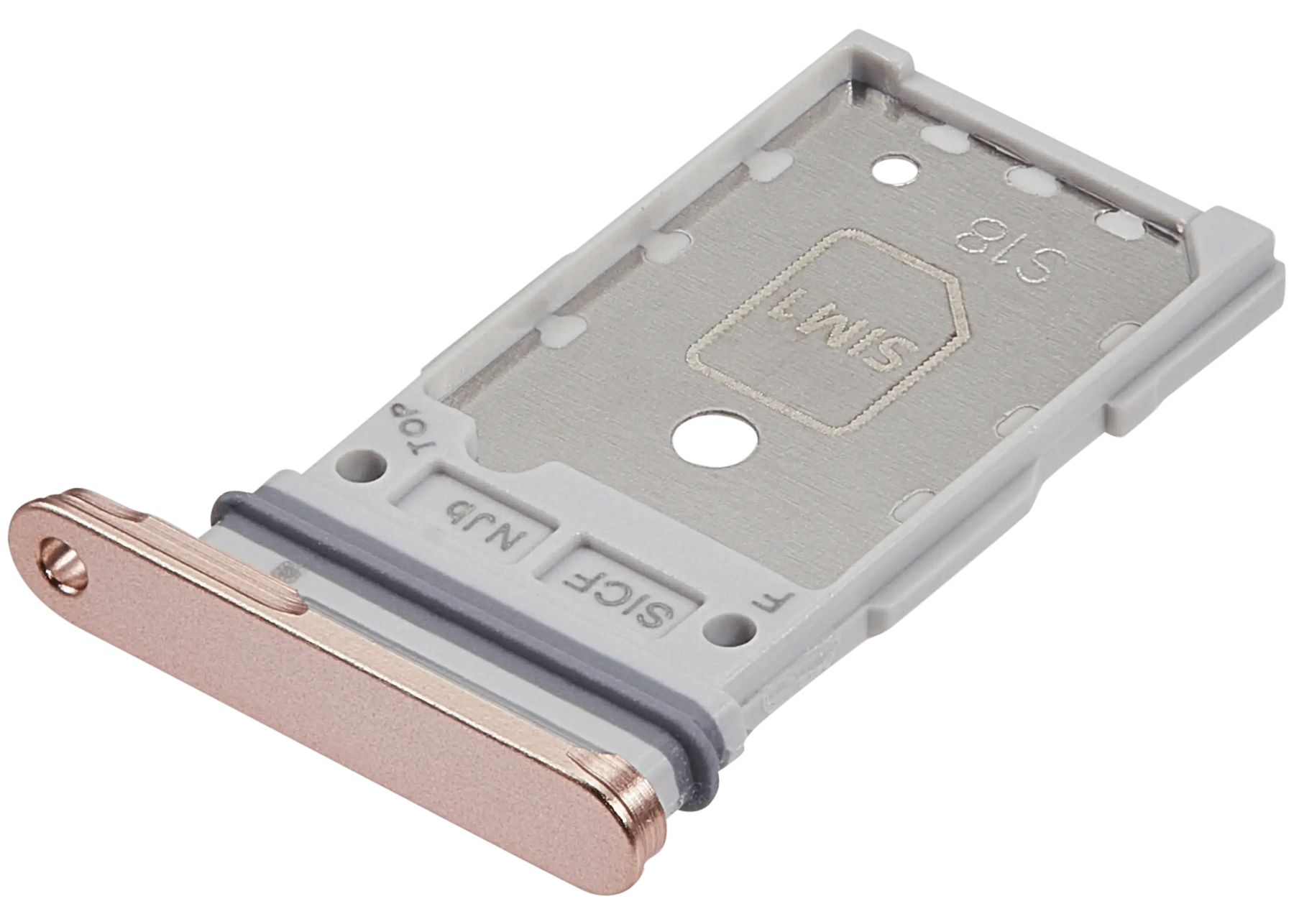 Dual Sim Card Tray Compatible For Samsung Galaxy S25 / S25 Plus (Premium) (Pink Gold)