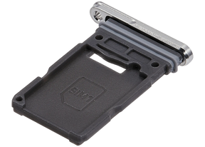 Single Sim Card Tray Compatible For Samsung Galaxy S25 Ultra (Titanium White Silver)