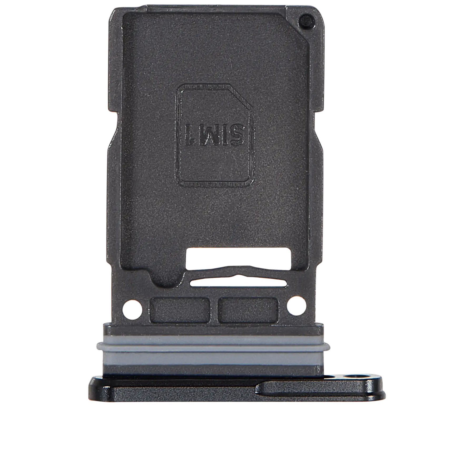 Single Sim Card Tray Compatible For Samsung Galaxy S25 Ultra (Titanium Jet Black)