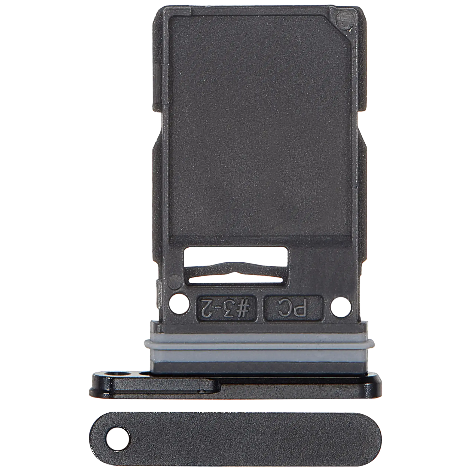 Single Sim Card Tray Compatible For Samsung Galaxy S25 Ultra (Titanium Jet Black)