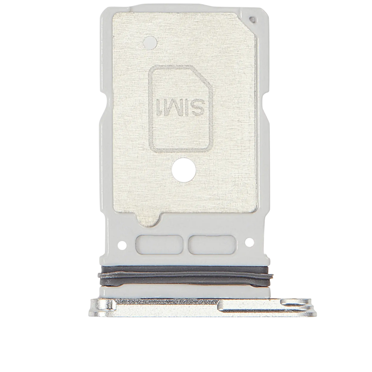 Dual Sim Card Tray Compatible For Samsung Galaxy S25 Ultra (Titanium White Silver)