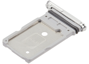 Dual Sim Card Tray Compatible For Samsung Galaxy S25 Ultra (Titanium White Silver)