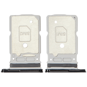 Dual Sim Card Tray Compatible For Samsung Galaxy S25 Ultra (Titanium Jet Black)