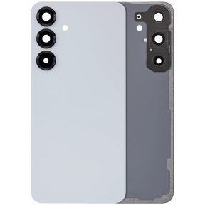 Back Cover Glass With Camera Lens Compatible For Samsung Galaxy S25 Plus 5G (No Logo) (Aftermarket Plus) (Icy Blue)