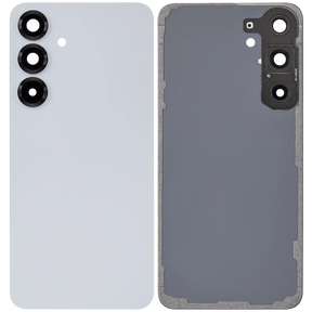Back Cover Glass With Camera Lens Compatible For Samsung Galaxy S25 Plus 5G (No Logo) (Aftermarket Plus) (Icy Blue)