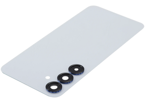 Back Cover Glass With Camera Lens Compatible For Samsung Galaxy S25 Plus 5G (No Logo) (Aftermarket Plus) (Icy Blue)