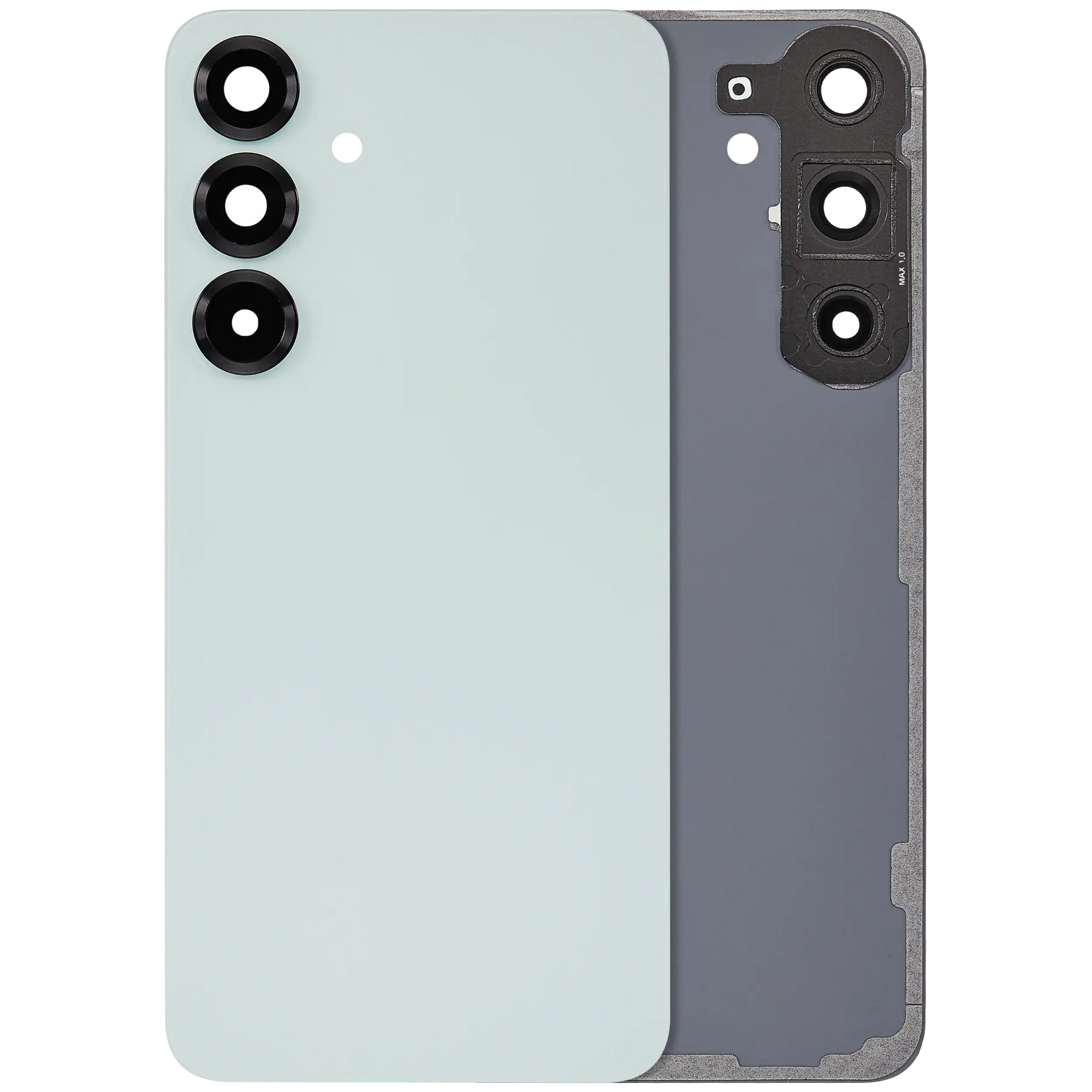 Back Cover Glass With Camera Lens Compatible For Samsung Galaxy S25 Plus 5G (No Logo) (Aftermarket Plus) (Mint)