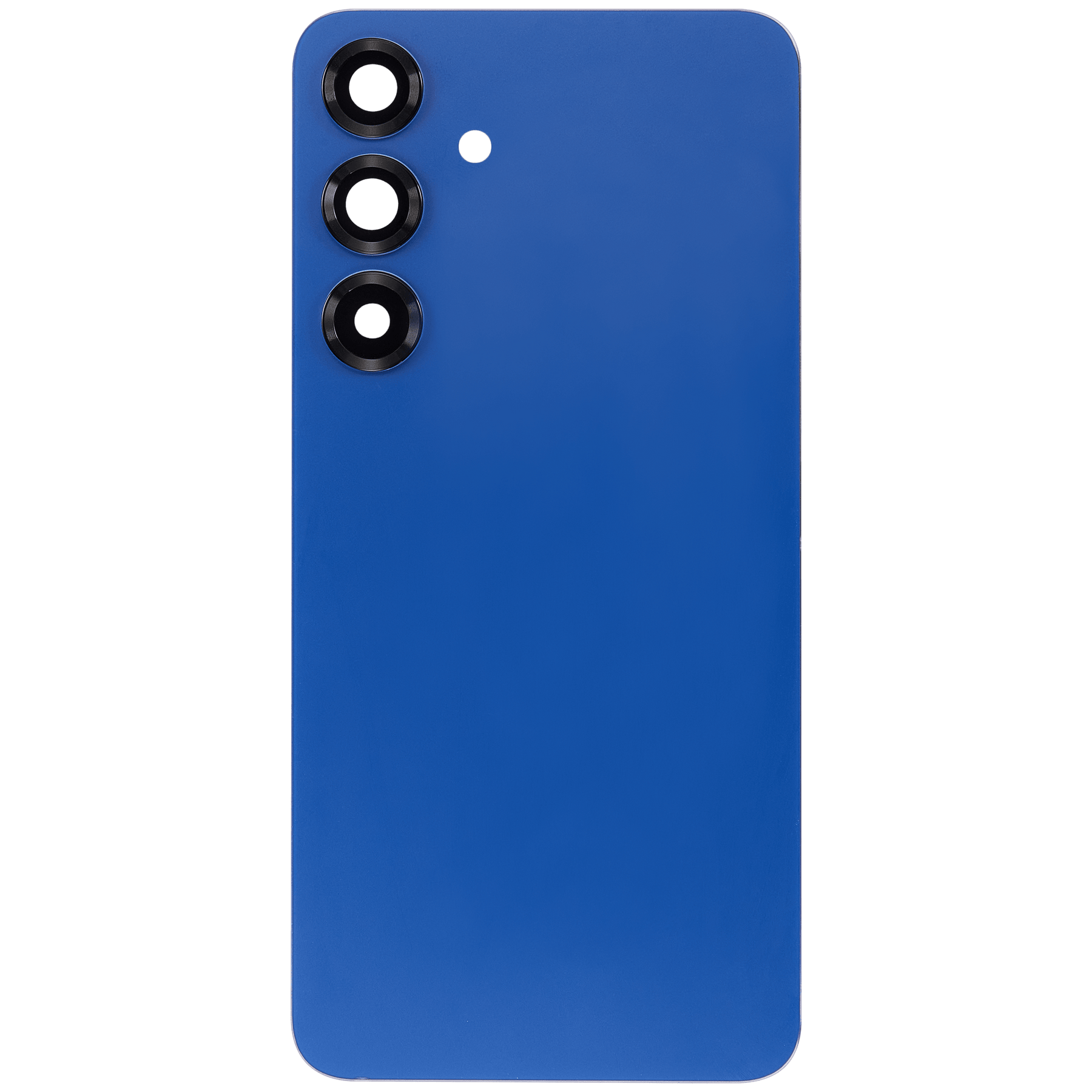 Back Cover Glass With Camera Lens Compatible For Samsung Galaxy S25 Plus 5G (No Logo) (Aftermarket Plus) (Navy)