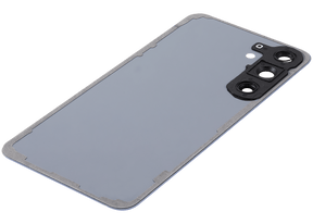 Back Cover Glass With Camera Lens Compatible For Samsung Galaxy S25 Plus 5G (No Logo) (Aftermarket Plus) (Navy)
