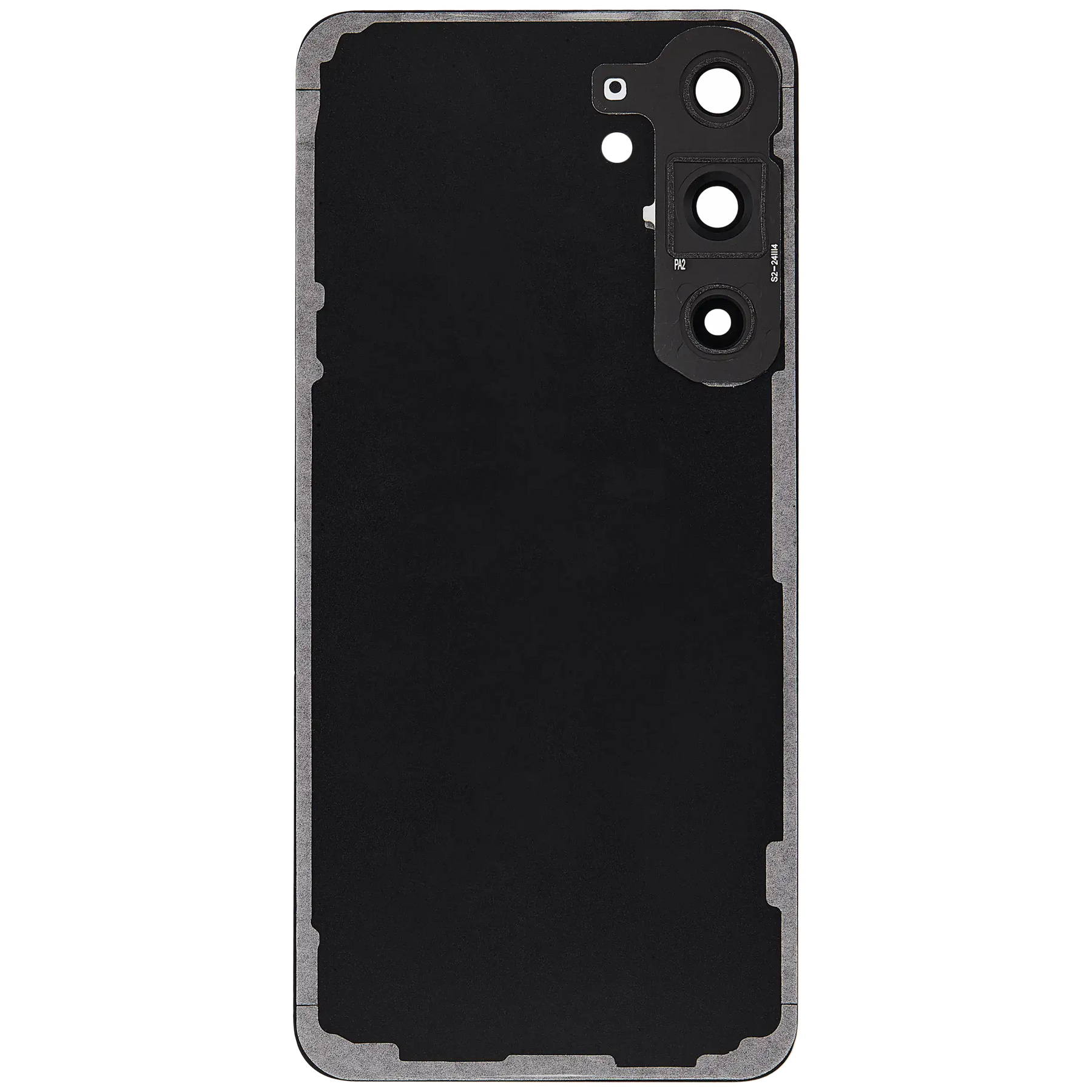 Back Cover Glass With Camera Lens Compatible For Samsung Galaxy S25 Plus 5G (No Logo) (Aftermarket Plus) (Silver Shadow)