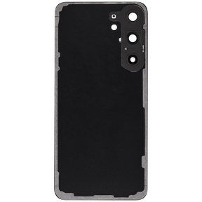 Back Cover Glass With Camera Lens Compatible For Samsung Galaxy S25 Plus 5G (No Logo) (Aftermarket Plus) (Silver Shadow)