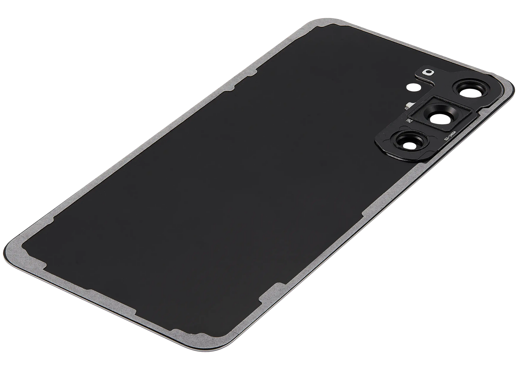 Back Cover Glass With Camera Lens Compatible For Samsung Galaxy S25 Plus 5G (No Logo) (Aftermarket Plus) (Silver Shadow)