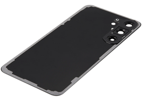 Back Cover Glass With Camera Lens Compatible For Samsung Galaxy S25 Plus 5G (No Logo) (Aftermarket Plus) (Silver Shadow)