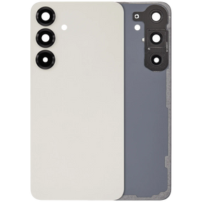 Back Cover Glass With Camera Lens Compatible For Samsung Galaxy S25 Plus 5G (No Logo) (Aftermarket Plus) (Pink Gold)