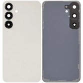 Back Cover Glass With Camera Lens Compatible For Samsung Galaxy S25 Plus 5G (No Logo) (Aftermarket Plus) (Pink Gold)