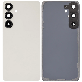 Back Cover Glass With Camera Lens Compatible For Samsung Galaxy S25 Plus 5G (No Logo) (Aftermarket Plus) (Pink Gold)