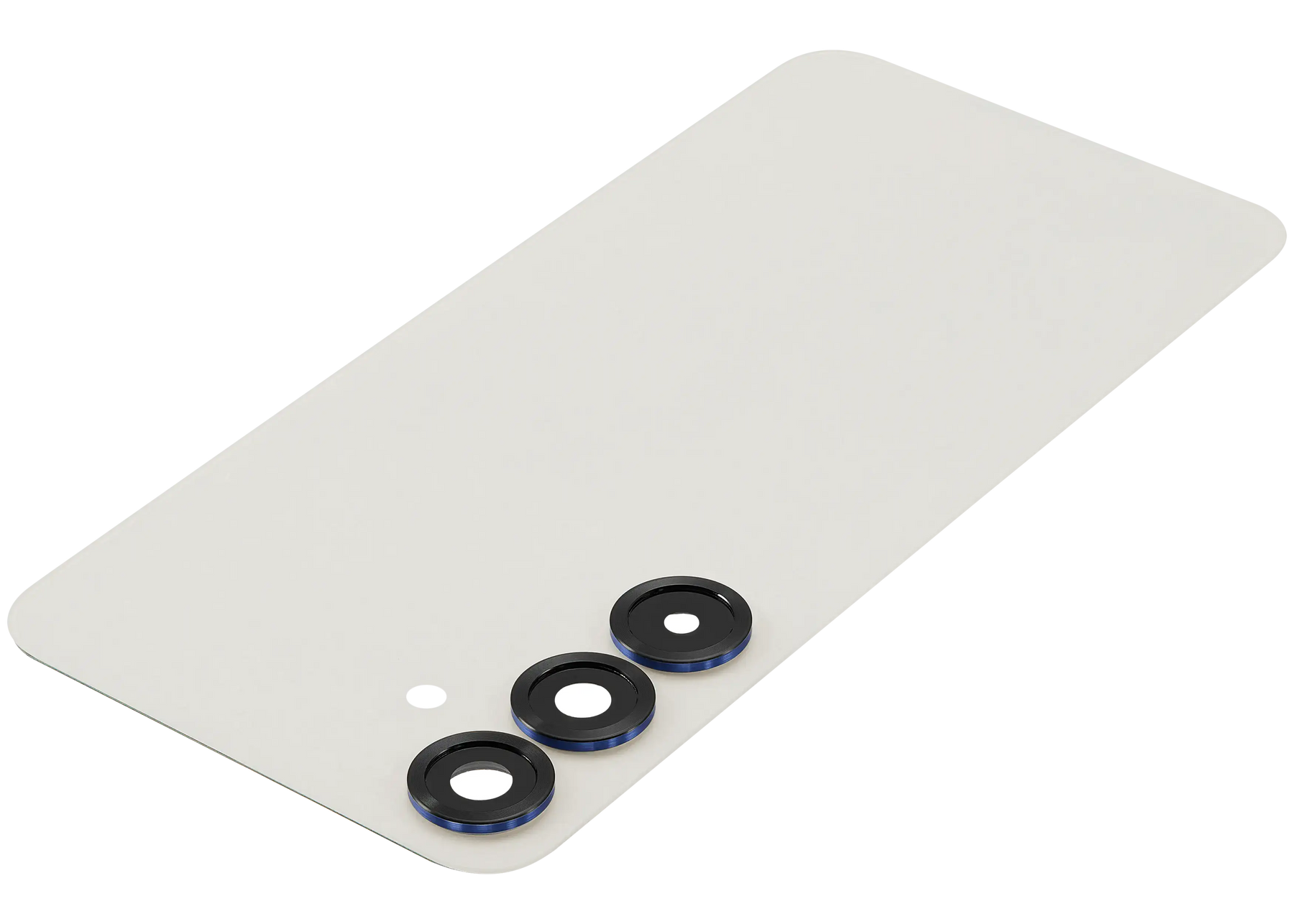 Back Cover Glass With Camera Lens Compatible For Samsung Galaxy S25 Plus 5G (No Logo) (Aftermarket Plus) (Pink Gold)